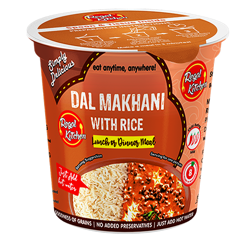 Dal Makhani with Rice in a cup (Vegan)